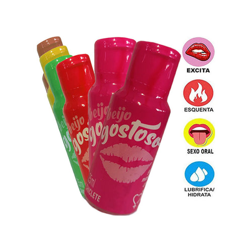 BEIJO GOSTOSO SEXO ORAL E EXCITANTE 25ML TOP GEL