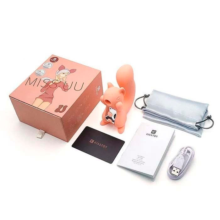 Vibrador em Silicone com Pulsação Miss U Esquilo IMPORT