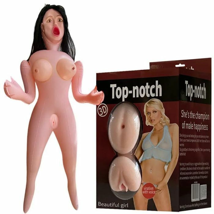 BONECA INFLÁVEL COM SEIOS FARTOS E 3 ORIFICIOS PARA PENETRAÇÃO - IMPORT