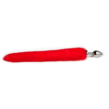 Carregar imagem no visualizador da galeria, PLUG ANAL RABO DE RAPOSA VERMELHO M IMPORT