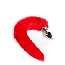 Carregar imagem no visualizador da galeria, PLUG ANAL RABO DE RAPOSA VERMELHO M IMPORT
