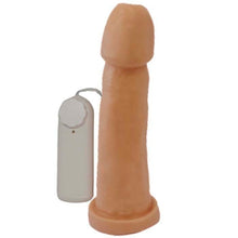 Carregar imagem no visualizador da galeria, PÊNIS DE BORRACHA COM VIBRO 18,5 X 4 CM JEITO SEXY