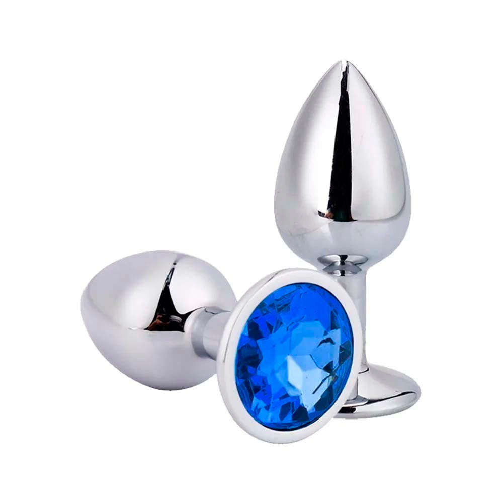 PLUG ANAL LUXO DE METAL E PEDRAS IMPORT
