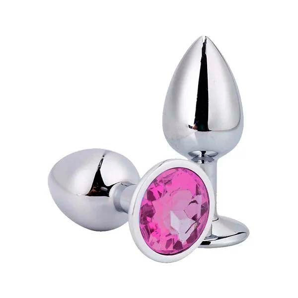 PLUG ANAL LUXO DE METAL E PEDRAS IMPORT