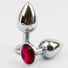 Carregar imagem no visualizador da galeria, PLUG ANAL LUXO DE METAL E PEDRAS IMPORT
