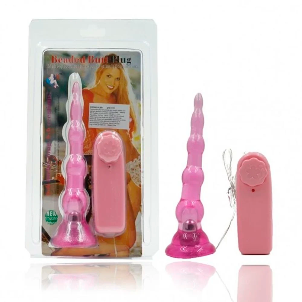 PLUG ANAL C/ VIBRADOR MULTIVELOCIDADE IMPORT