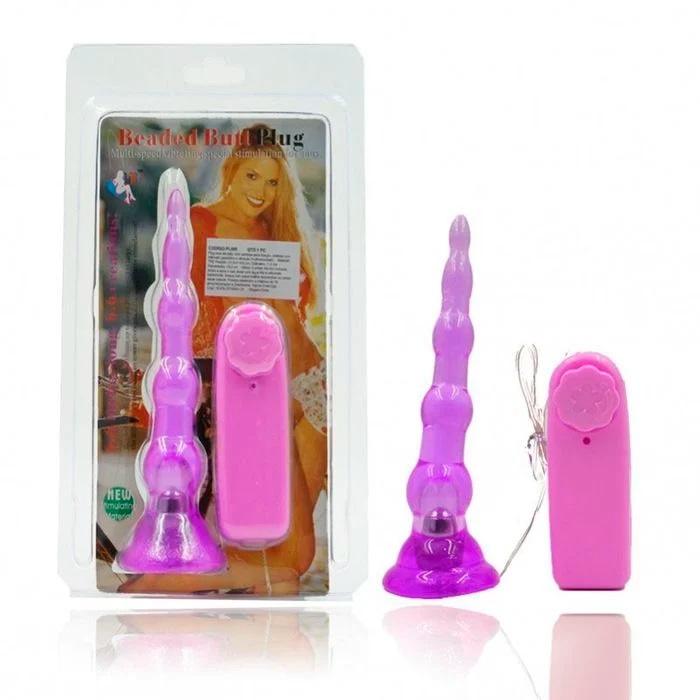 PLUG ANAL C/ VIBRADOR MULTIVELOCIDADE IMPORT
