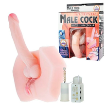 Carregar imagem no visualizador da galeria, MASTURBADOR HERMAFRODITA MALE CYBERSKIN VIBRADOR IMPORT