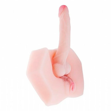 Carregar imagem no visualizador da galeria, MASTURBADOR HERMAFRODITA MALE CYBERSKIN VIBRADOR IMPORT