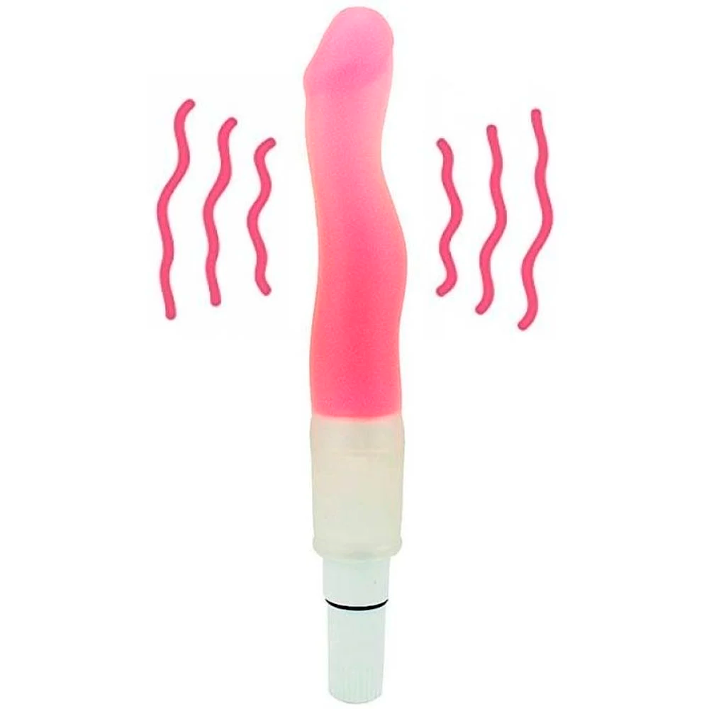 PÊNIS ESTIMULADOR COM VIBRO EM JELLY IMPORT