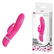 Carregar imagem no visualizador da galeria, VIBRADOR ESTIMULADOR PONTO G E CLITÓRIS INGRAM IMPORT