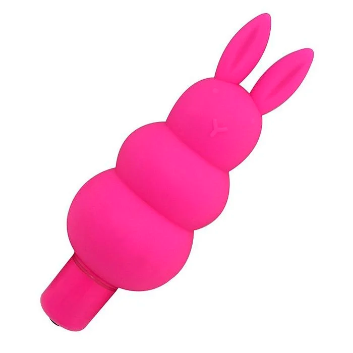 VIBRADOR BUNNY EM PURO SILICONE COM 7 VIBRAÇÕES IMPORT