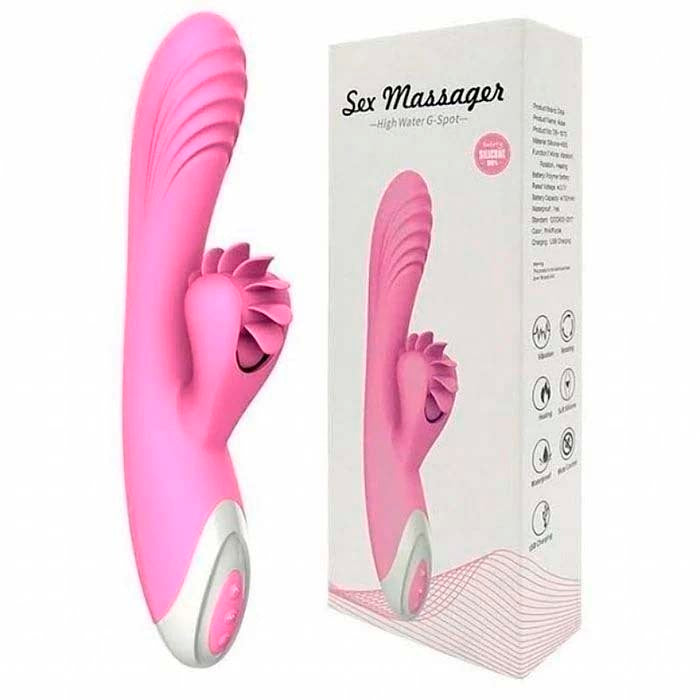 VIBRADOR MASSAGEADOR AIDAN 7 VIBRAÇÕES E 7 ROTAÇÕES IMPORT