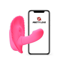 Carregar imagem no visualizador da galeria, VIBRADOR MASSAGEADOR FANCY CLAMSHELL BLUETOOTH IOS IMPORT