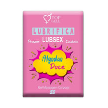 Carregar imagem no visualizador da galeria, LUBRIFICANTE BEIJAVEL AROMATICO PLUS ALGODAO DOCE 5G TOP GEL