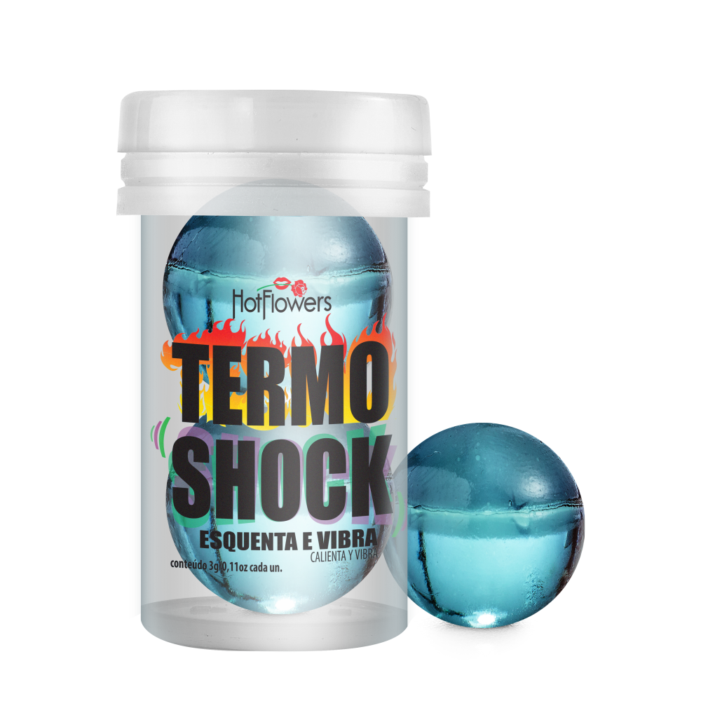 HOT BALL TERMO SHOCK ESQUENTA E VIBRA HOT FLOWERS