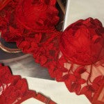 Conjunto Sensual em Tule Bordado