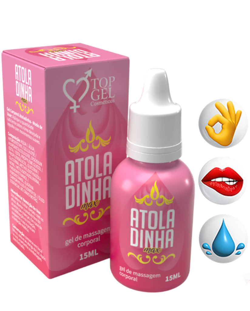 LUBRIFICANTE SEXO ANAL DESSENSIBILIZANTE ATOLADINHA ANESTÉSICO CASAL 15g TOPGEL