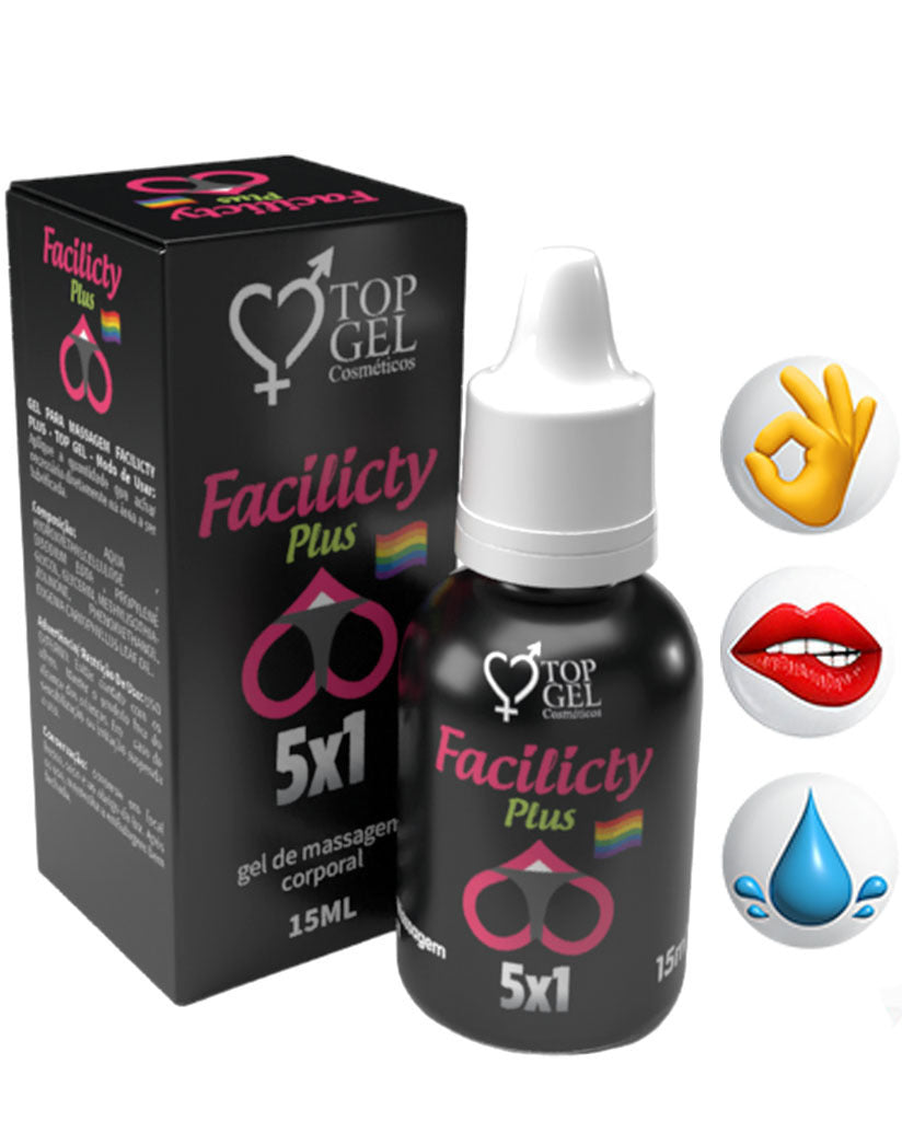 LUBRIFICANTE SEXO ANAL FACILICTY DROPS ANESTÉSICO 15g TOP GEL