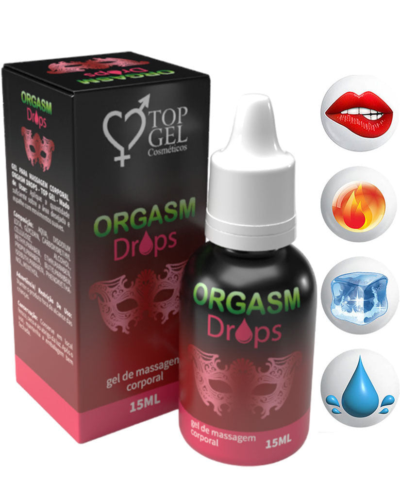 ORGASM DROPS EXCITANTE ESQUENTA E ESFRIA 15g TOP GEL